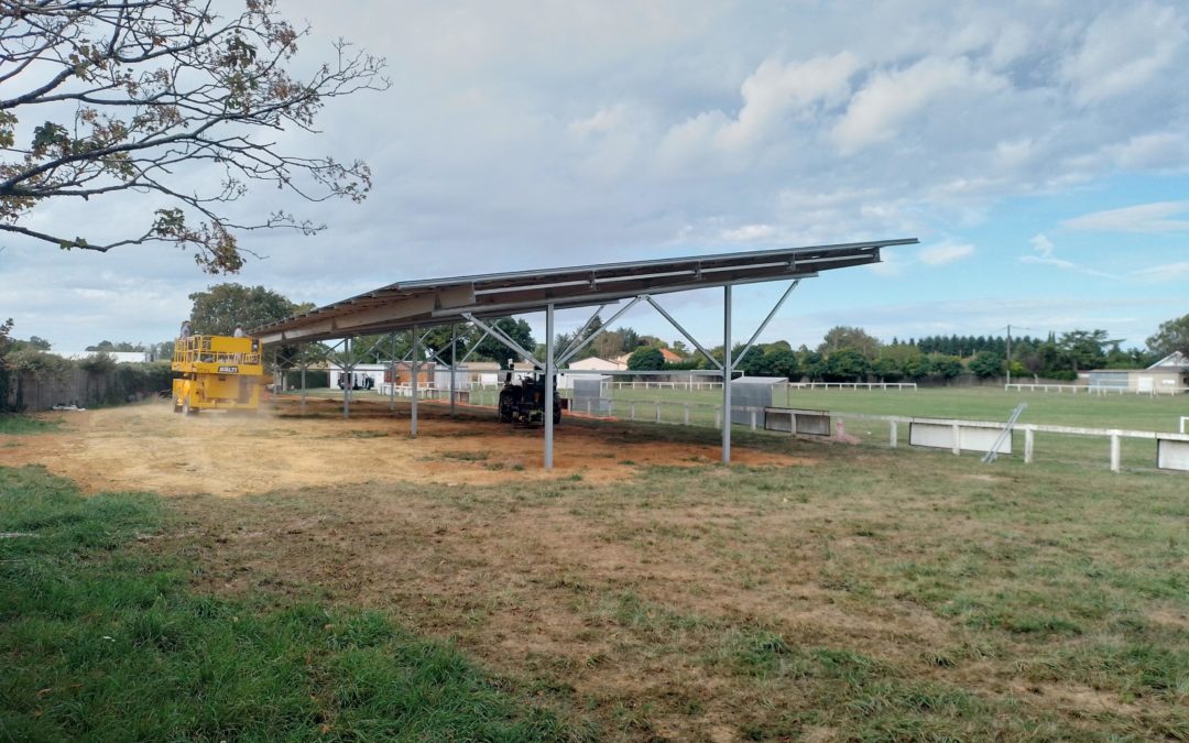 Valence-en-Poitou : montage terminé