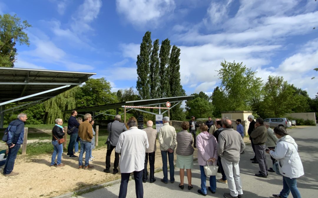 Availles-en Châtellerault : inauguration des ombrières