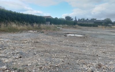 Démarrage de chantier chez Pougnand à Celles-sur-Belle