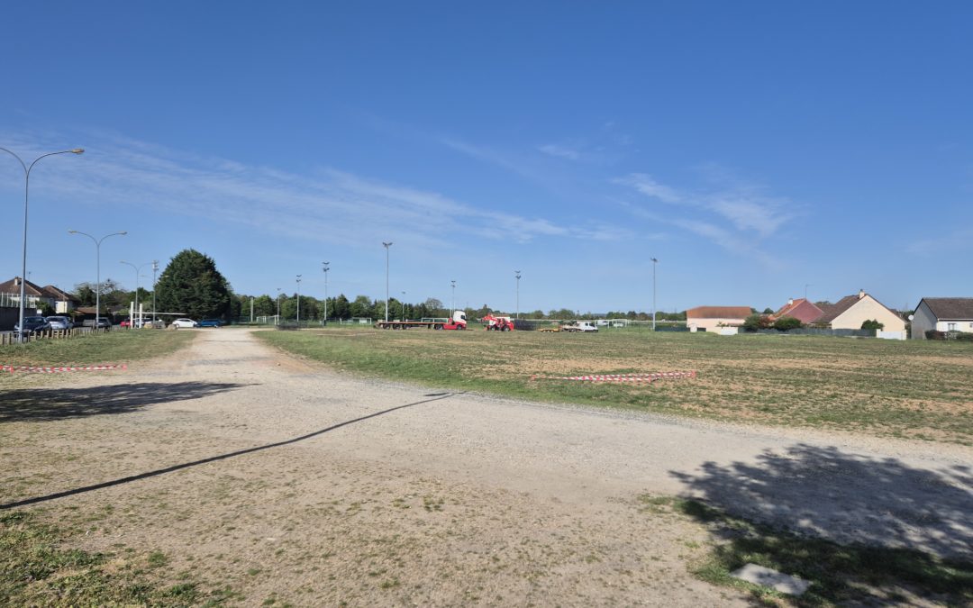 Chantier du parking du Stade de la Montée Rouge – Châtellerault